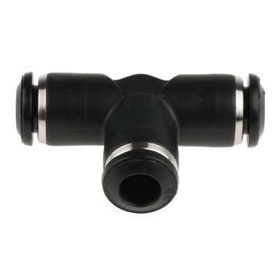 RS PRO Push-in Fitting Push In 6 mm, Push In 6 mm to Push In 6 mm, Tube-to-Tube Connection Style