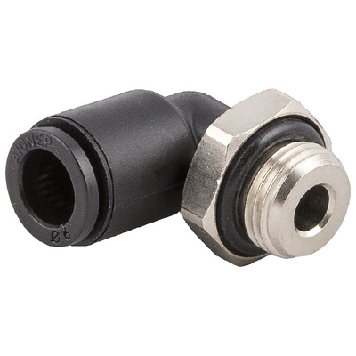 RS PRO Push-in Fitting, R 1/4 Male to Push In 6 mm, Threaded-to-Tube Connection Style