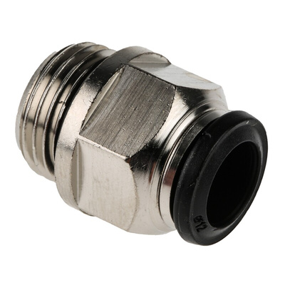 RS PRO Push-in Fitting, G 1/2 Male to Push In 12 mm, Threaded-to-Tube Connection Style