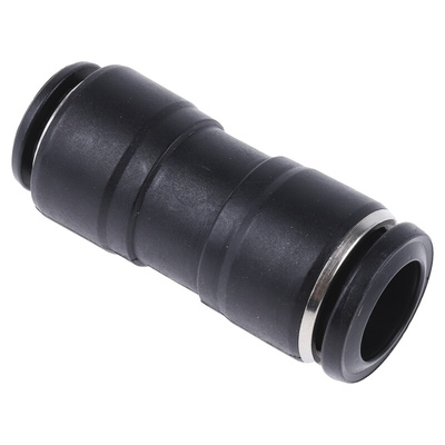 RS PRO Push-in Fitting, Push In 12 mm to Push In 10 mm, Tube-to-Tube Connection Style
