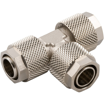 RS PRO Stud Fitting, Push In 4 mm to Push In 4 mm, Tube-to-Tube Connection Style