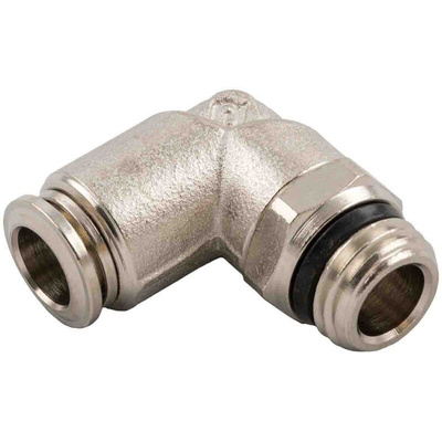RS PRO Push-in Fitting, Uni 1/4 Male to Push In 10 mm, Threaded-to-Tube Connection Style