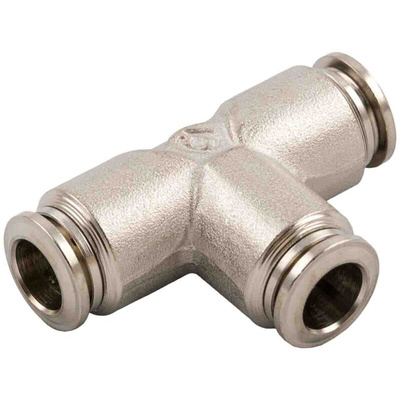 RS PRO Push-in Fitting Push In 14 mm, Push In 14 mm to Push In 14 mm, Tube-to-Tube Connection Style