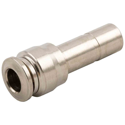 RS PRO Push-in Fitting, Push In 8 mm to Push In 6 mm, Tube-to-Tube Connection Style