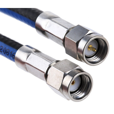 Huber+Suhner Male SMA to Male RP-SMA Coaxial Cable, 1m, Terminated