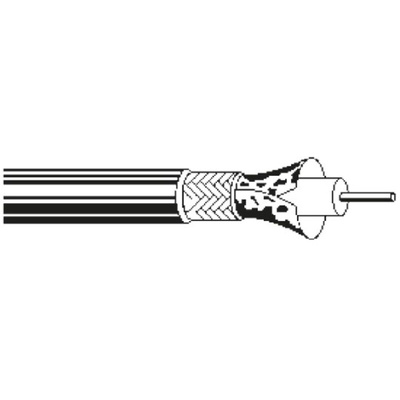 Belden SDI Coaxial Cable, 500m, RG59 Coaxial, Unterminated