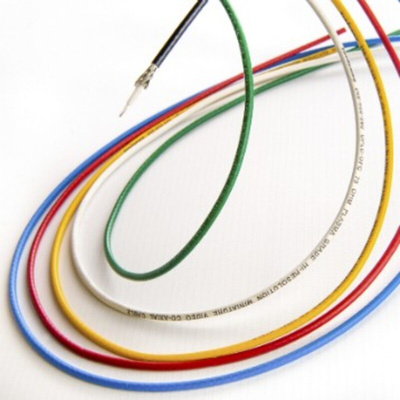 Van Damme Mini Standard 75 Series Coaxial Cable, 100m, RG179 Coaxial, Unterminated