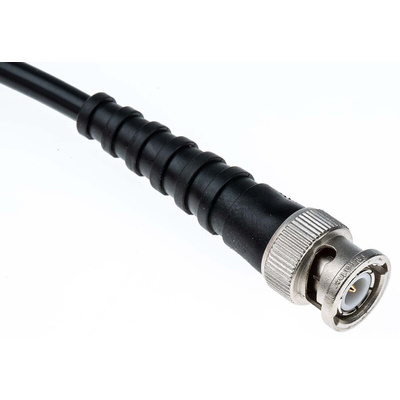 Telegartner Male BNC to Male BNC Coaxial Cable, 3m, RG58 Coaxial, Terminated