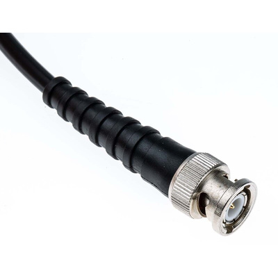 Telegartner Male BNC to Male BNC Coaxial Cable, 3m, RG58 Coaxial, Terminated