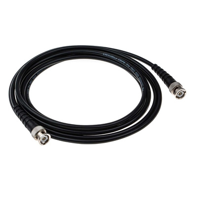 Telegartner Male BNC to Male BNC Coaxial Cable, 3m, RG58 Coaxial, Terminated
