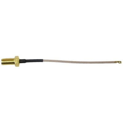 RF Solutions Male U.FL to Female SMA Coaxial Cable, 15cm, RG178 Coaxial, Terminated