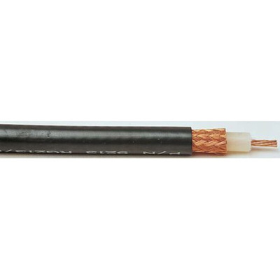 Alpha Wire MEC COAXIAL Series Coaxial Cable, 30m, RG213/U Coaxial, Unterminated