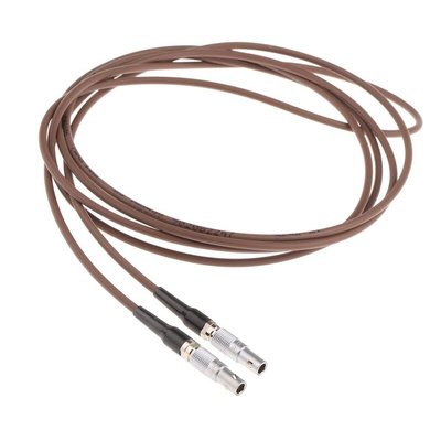 Lemo 00 S Series Male LEMO 00 to Male LEMO 00 Coaxial Cable, 2m, Terminated
