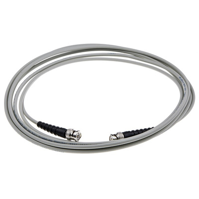 RS PRO Male BNC to Male BNC Coaxial Cable, 5m, Terminated