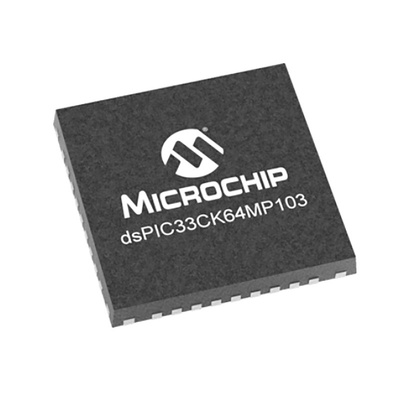 Microchip DSPIC33CK64MP103-I/M5, Microprocessor dsPIC 16bit 100MHz 36-Pin UQFN