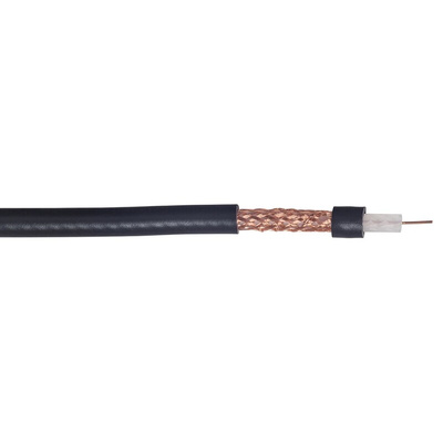 RS PRO SDI Coaxial Cable, 100m, Solid Coaxial, Unterminated
