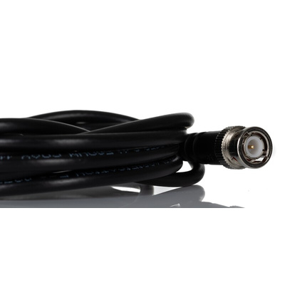 RS PRO Male BNC to Male BNC Coaxial Cable, 3m, RG58 Coaxial, Terminated