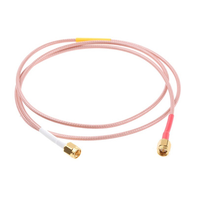 Times Microwave Male SMA to Male SMA Coaxial Cable, 1m, RG316 Coaxial, Terminated