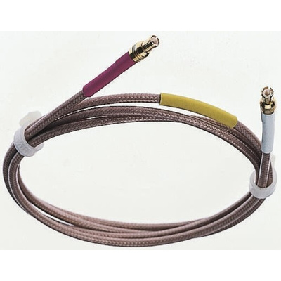 Times Microwave Male SMA to Male SMA Coaxial Cable, 500mm, RG316 Coaxial, Terminated
