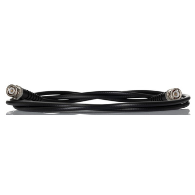 RS PRO Male BNC to Male BNC Coaxial Cable, 2m, RG58 Coaxial, Terminated