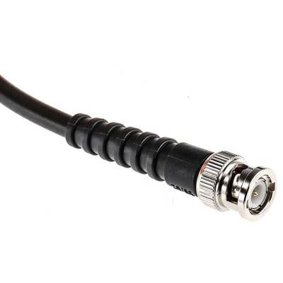 RS PRO Male BNC to Male BNC Coaxial Cable, 2m, RG59 Coaxial, Terminated