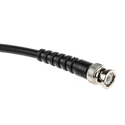 RS PRO Male BNC to Male BNC Coaxial Cable, 2m, RG59 Coaxial, Terminated