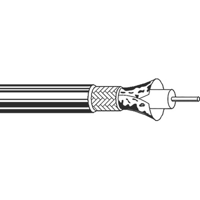 Belden 1505A Series SDI Coaxial Cable, 152.4m, RG59/U Coaxial, Unterminated