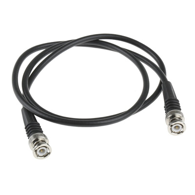 TE Connectivity Coaxial Cable, 1m, RG58 Coaxial, Terminated