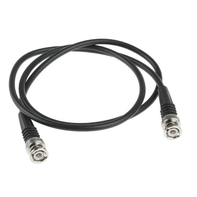 TE Connectivity Coaxial Cable, 1m, RG58 Coaxial, Terminated