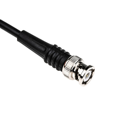 TE Connectivity Male BNC to Male BNC Coaxial Cable, 2m, RG58 Coaxial, Terminated
