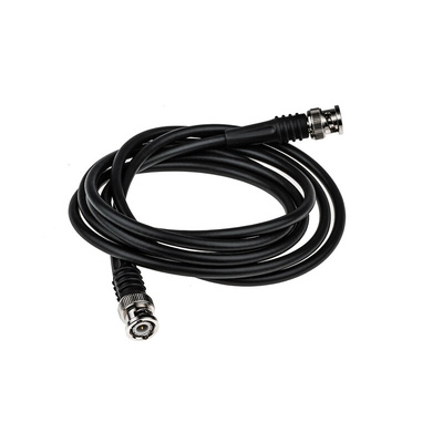 TE Connectivity Male BNC to Male BNC Coaxial Cable, 2m, RG58 Coaxial, Terminated