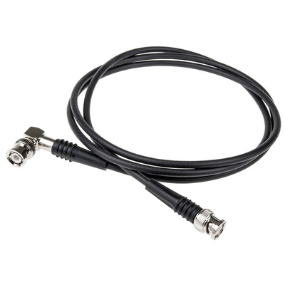 TE Connectivity Male BNC to Male BNC Coaxial Cable, 1.5m, RG58 Coaxial, Terminated