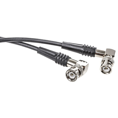 TE Connectivity Male BNC to Male BNC Coaxial Cable, 1.5m, RG58 Coaxial, Terminated