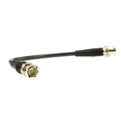 TE Connectivity Male BNC to Male BNC Coaxial Cable, 250mm, RG59 Coaxial, Terminated