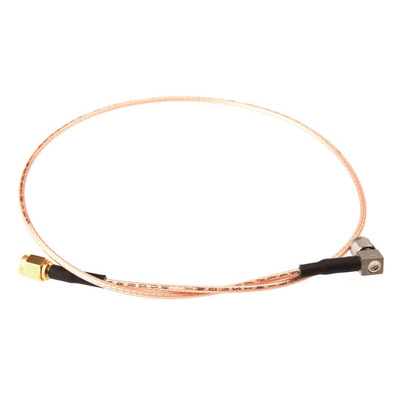 TE Connectivity Male SMA to Male SMA Coaxial Cable, 500mm, RG316 Coaxial, Terminated