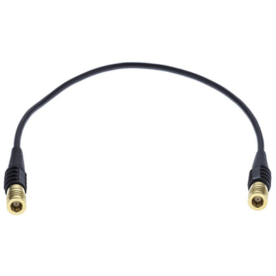 TE Connectivity Male SMB to Male SMB Coaxial Cable, 250mm, RG174 Coaxial, Terminated