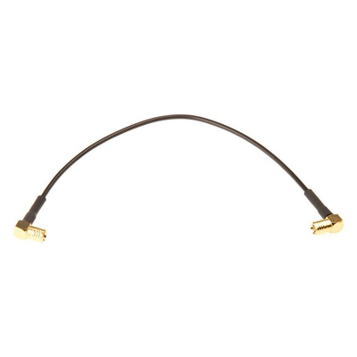 TE Connectivity Male SMB to Male SMB Coaxial Cable, 250mm, RG174 Coaxial, Terminated