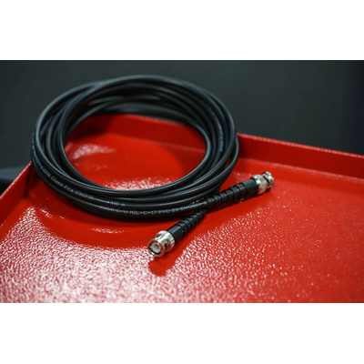 RS PRO Male BNC to Male BNC Coaxial Cable, 5m, RG58 Coaxial, Terminated