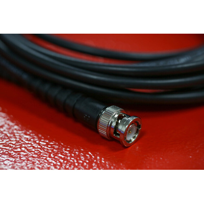 RS PRO Male BNC to Male BNC Coaxial Cable, 5m, RG58 Coaxial, Terminated