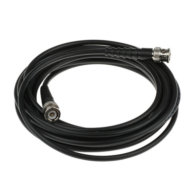 RS PRO Male BNC to Male BNC Coaxial Cable, 5m, RG58 Coaxial, Terminated