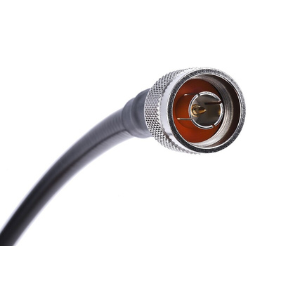 RS PRO Male N Type to Male N Type Coaxial Cable, 2m, RG213 Coaxial, Terminated