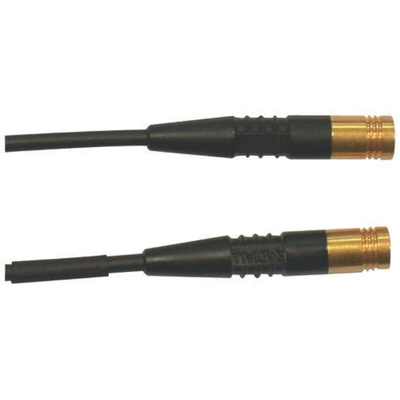 Radiall Male SMB to Male SMB Coaxial Cable, 500mm, RG174 Coaxial, Terminated
