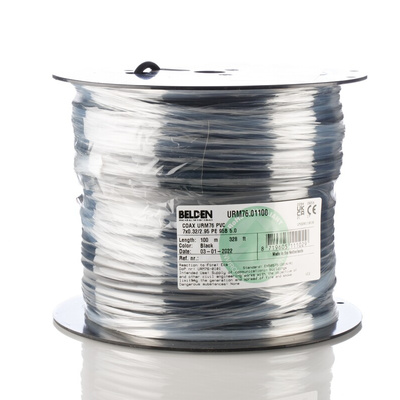 Belden Coaxial Cable, 100m, URM76 Coaxial, Unterminated