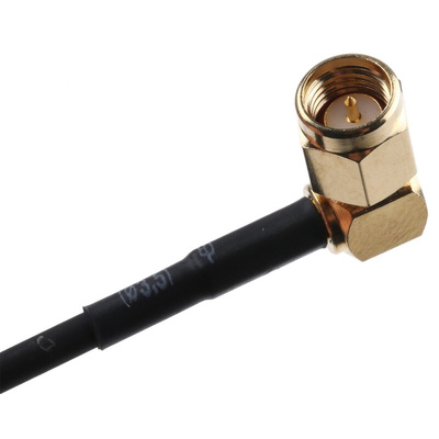 RS PRO Male SMA to Male SMA Coaxial Cable, 1m, RG174 Coaxial, Terminated