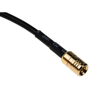 RS PRO Male SMB to Male SMB Coaxial Cable, 325mm, RG174 Coaxial, Terminated