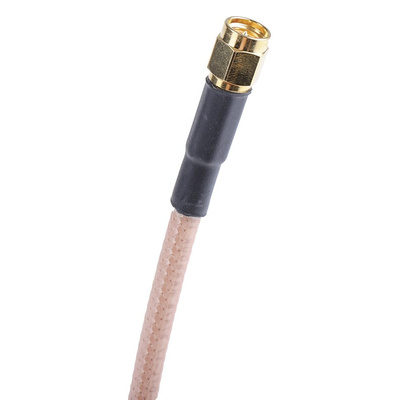 RS PRO Male SMA to Male SMA Coaxial Cable, 1m, RG142U Coaxial, Terminated