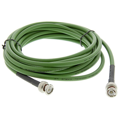 RS PRO Male BNC to Male BNC Coaxial Cable, 5m, KX6A Coaxial, Terminated