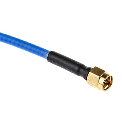RS PRO Male SMA to Male SMA Coaxial Cable, 250mm, RG402 Coaxial, Terminated