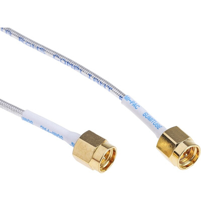 RS PRO Coaxial Cable, 250mm, RG405 Coaxial, Terminated