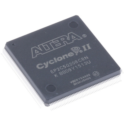 Altera FPGA EP2C5Q208C8N, Cyclone II 4608 Cells, 4608 Blocks, 208-Pin PQFP